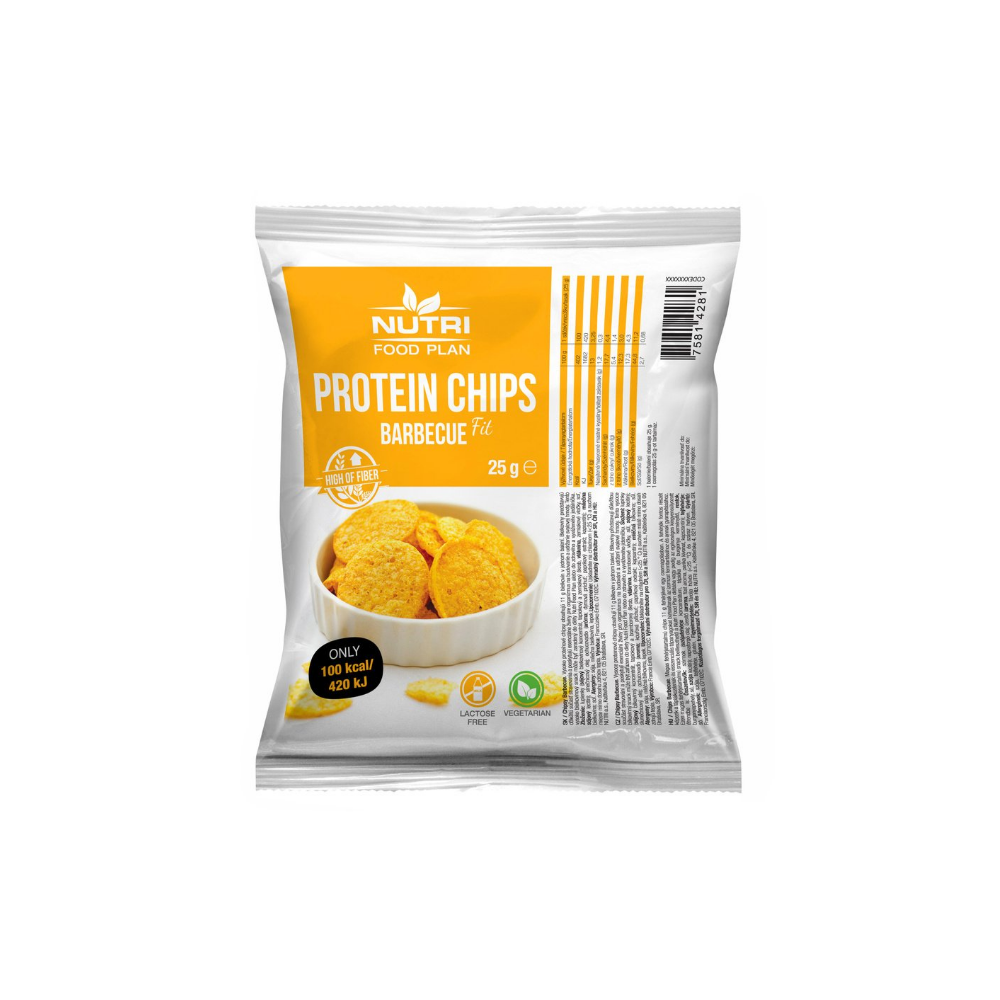 Proteínové chipsy BARBECUE FIT (2,90 €/kus)